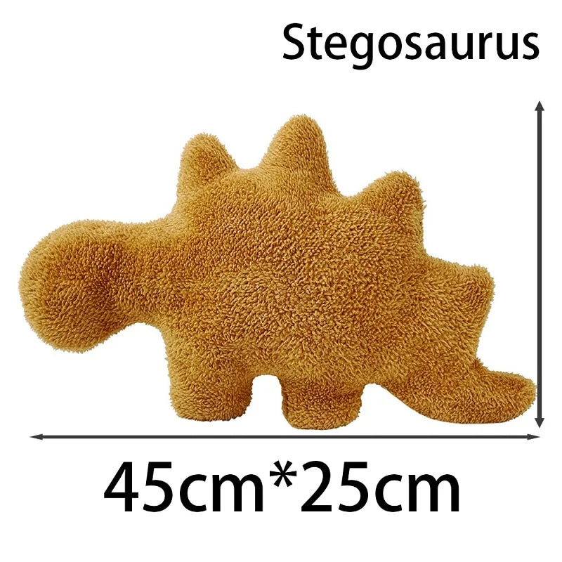 Nugget Pillow Dino Chicken Nugget Plush Pillow Cartoon Dinosaur Plush Pillow Stuffed Animal Plush for Kids Baby Gift